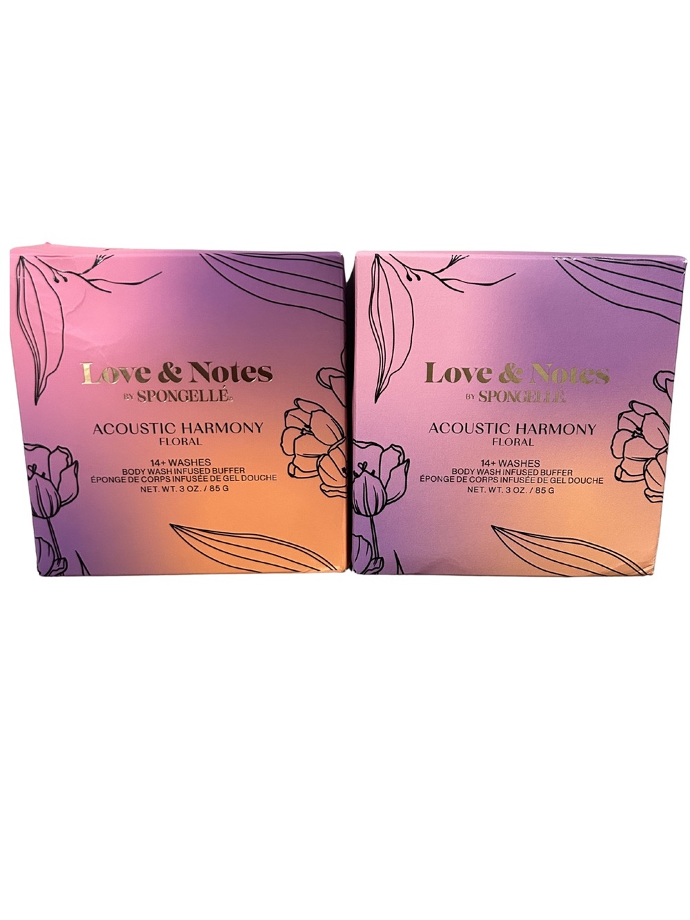 Spongelle Acoustic Harmony | Love & Notes Body Buffers (2)